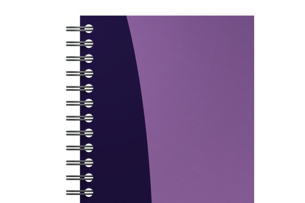 OXFORD Spiralheft Office A6 100100899 ass., kariert 5mm 90 Blatt