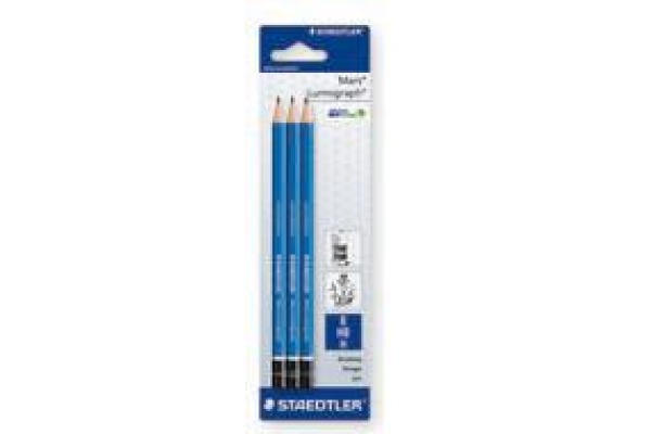 STAEDTLER Bleistift MARS 3B 100-3B Lumograph 100