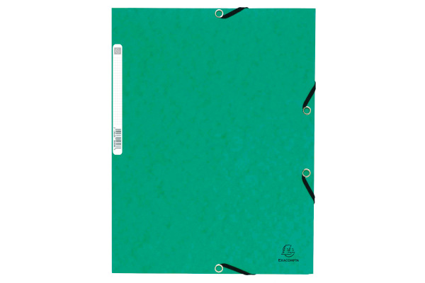 EXACOMPTA Gummibandmappe A4+ 55303E grün manila