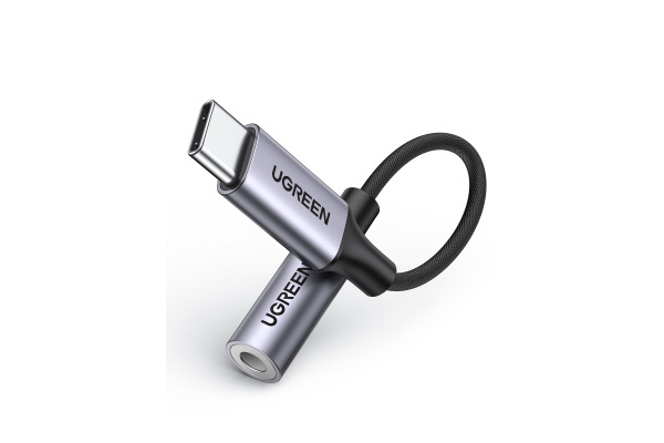 UGREEN Cable USB-C to 3.5mm M/F 80154 Alu Shell with Braided 10cm