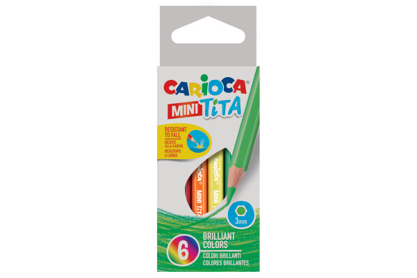 CARIOCA Farbstift Mini Tita 3mm 42322 6 Stück