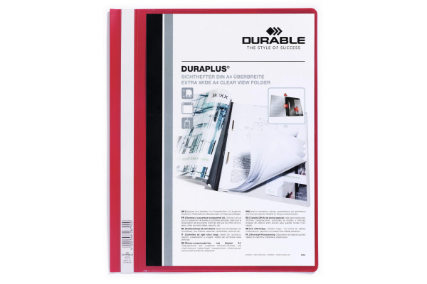 DURABLE Angebotshefter DURAPLUS 257903 für 100 Blatt A4 rot