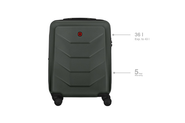 WENGER Prymo Carry-on 36l 653635 Hardside Case anthracite