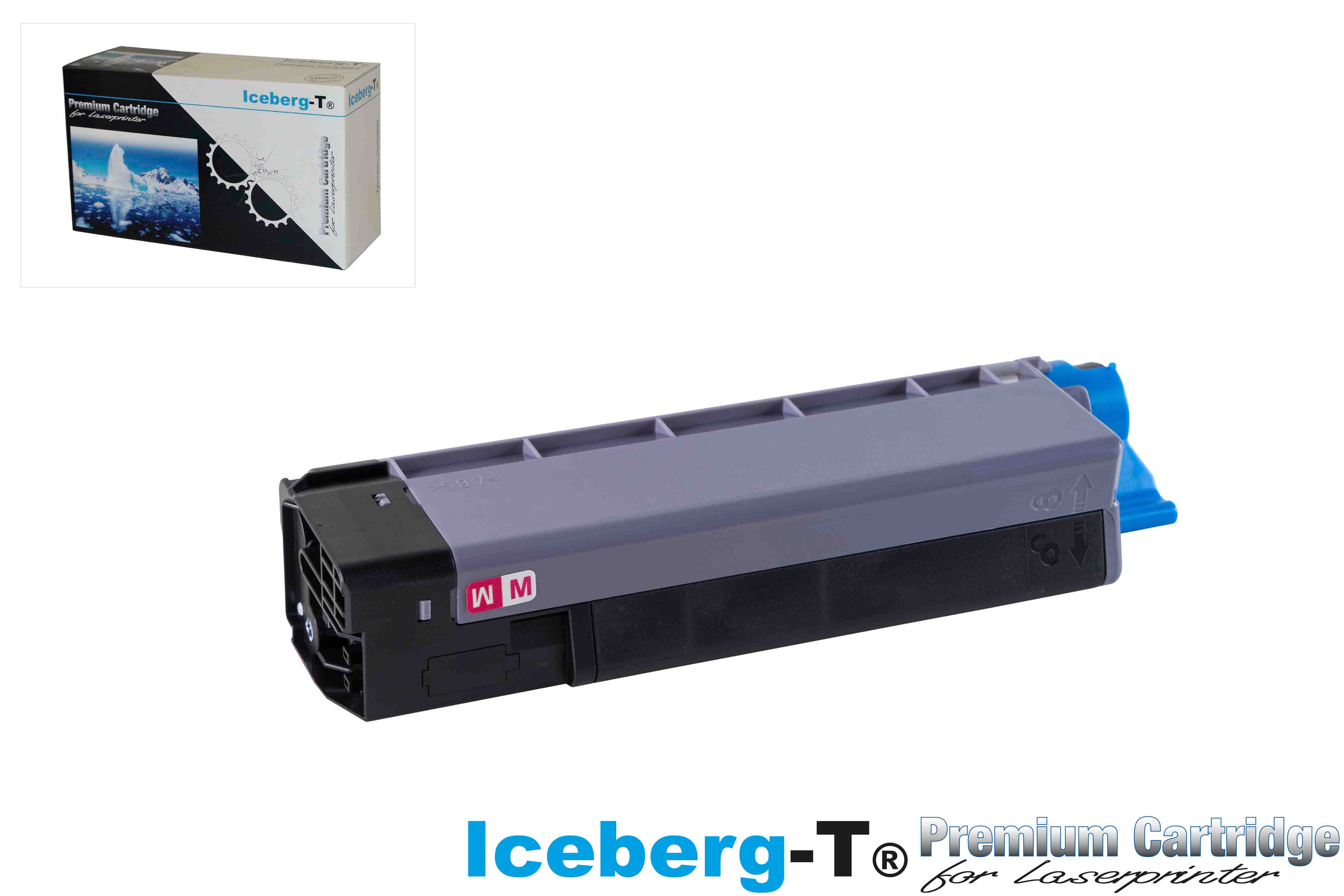 Iceberg-T Toner OKI C610 6'000 Seiten, magenta