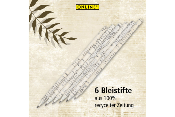 ONLINE Bleistift Save My World HB 7919 6 Stück