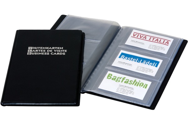 DUFCO Visitenkartenalbum 5138.003 23x13cm, schwarz