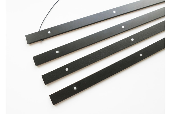 DEBEX Posterleisten 51x2cm LBMG 51 schwarz, magnetisch