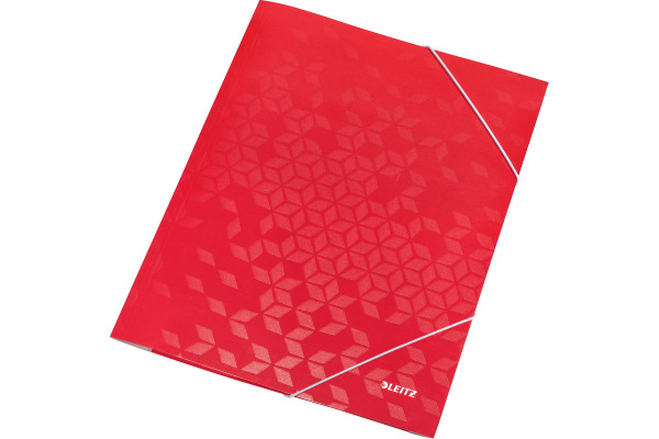 LEITZ Gummibandmappe WOW A4 39820026 rot