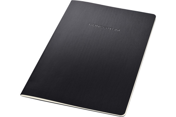 CONCEPTUM Notizheft Softc. A4 CO861 Softw-Oberfläche,black,lin,
