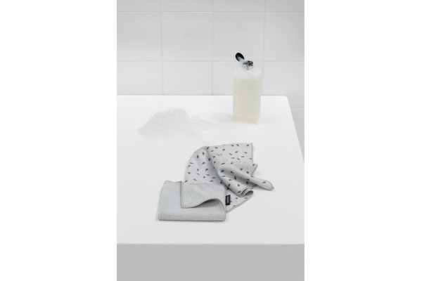 BRABANTIA Mikrofaser-Reinigungstuch 117688 light 2 Stück