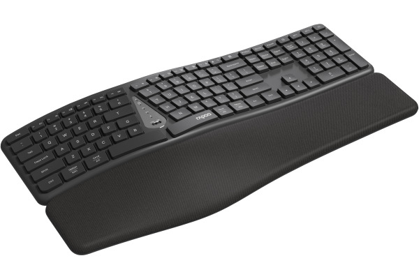 RAPOO E8810M Ergonomic Keyboard 13125 Wireless, Grey