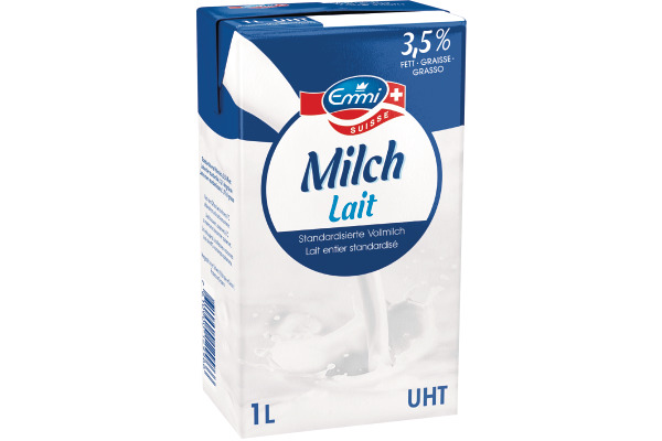 EMMI Vollmilch 3,5%, UHT 1030163 1 l, 12 Stk.