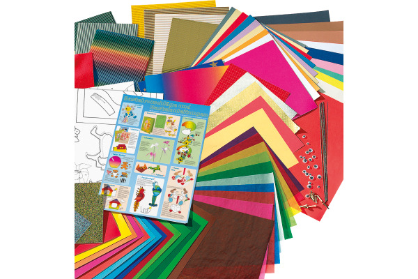 FOLIA Bastel-Koffer 50915/1 JUMBO, 107-teilig