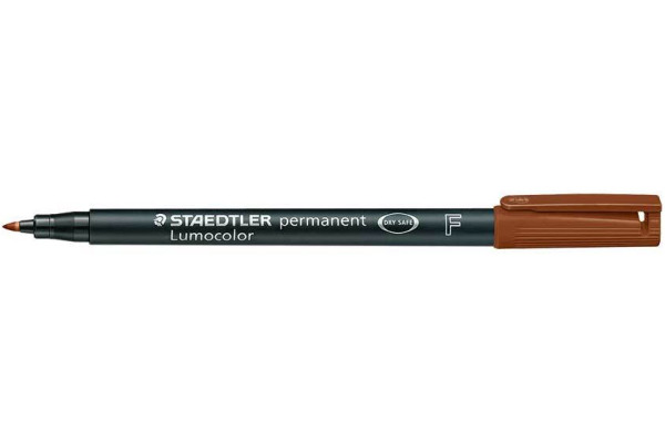 STAEDTLER Lumocolor permanent F 318-7 braun
