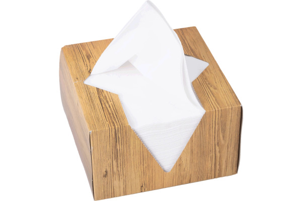 ELCO Serviettenbox 33x33cm 33402100 3-lagig, weiss 100Stk.