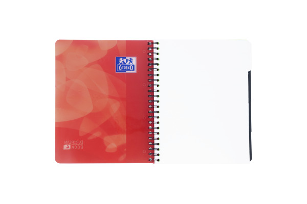 OXFORD School Projectbook A4+ 400109444 rot, kariert 5mm 120 Blatt