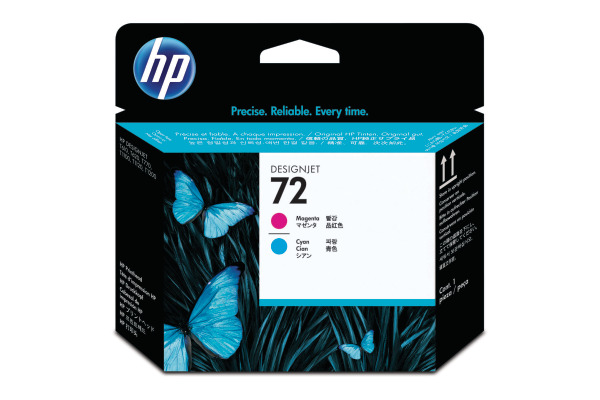 HP Druckkopf 72 magenta/cyan C9383A DesignJet T1100 