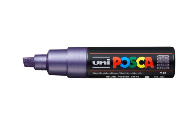POSCA Marker 8mm PC8K MET Metal.violet,Keilsp