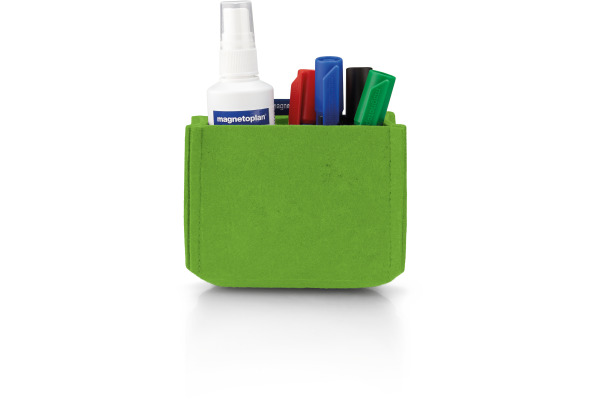 MAGNETOP. Stiftehalter magnetoTray M 1227705 grün, Filz recyceled