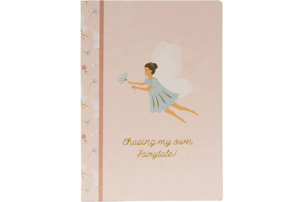 ANCOR Notizheft A4 128642 Fairies Rose, kariert 48 Blatt