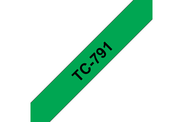PTOUCH Band, laminiert schwarz/grün TC-791 PT-3000 9 mm