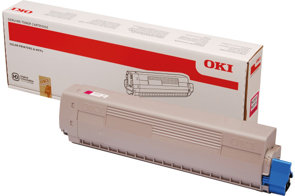 OKI Toner magenta 45862838 MC853/873 7300 Seiten