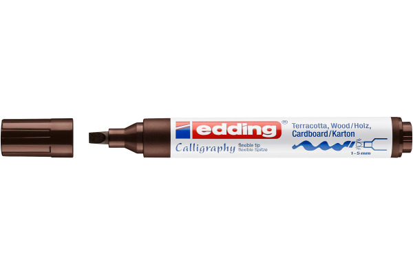EDDING Permanent Marker 1455 1-5mm 1455-18 dunkelbraun