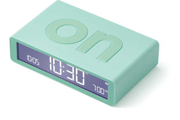 LEXON Wecker Flip Classic LR157M1 mint, USB-C