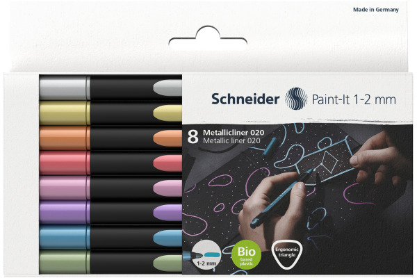 SCHNEIDER Fasermaler Paint-it 1-2mm L02011502 8er Etui