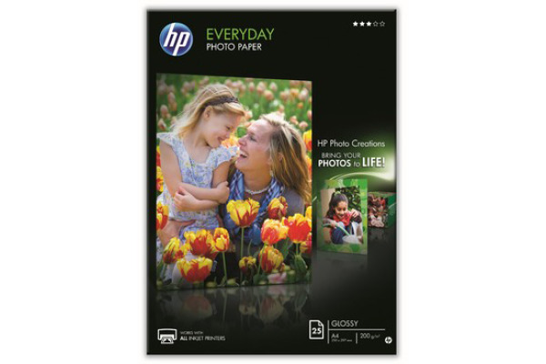 HP Everyday Photo Paper 200g A4 Q5451A InkJet, glossy 25 Blatt