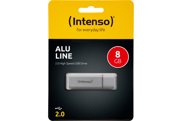INTENSO USB-Stick Alu Line 8GB 3521462 USB 2.0 silver