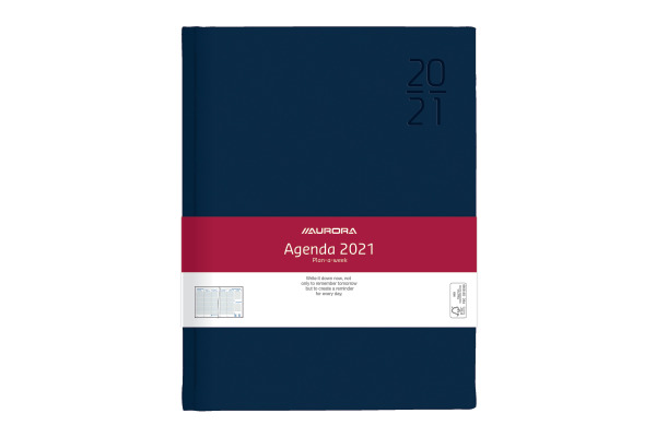 AURORA Agenda Vivella PAW Perl 2027 2716 1W/2S ass. ML 21x27cm