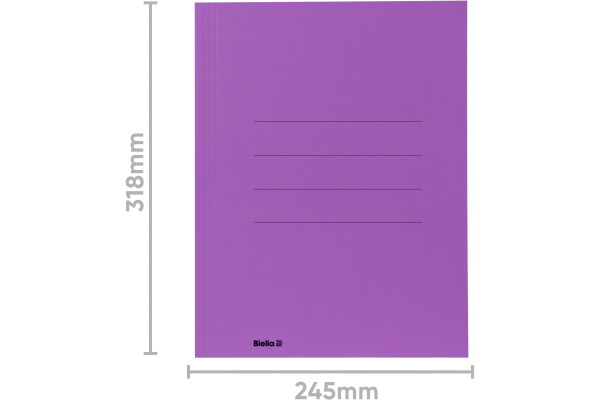 BIELLA Aktensammler Recycolor 17243041U lila 3 Klappen