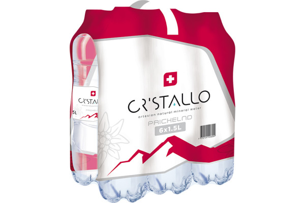 CRISTALLO rot, mit Kohlensäure, Pet 2080 150 cl, 6 Stk.