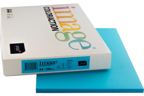 IMAGE COL Kopierpapier Lisbon A4 266680 königsblau, 120g 250 Blatt