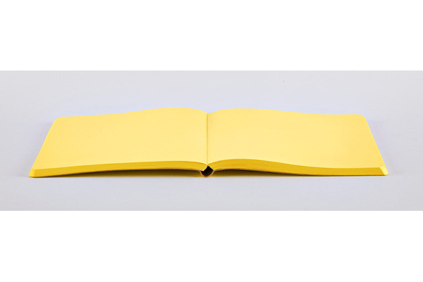NUUNA Notizbuch NOT WHITE L LIGHT A5 350054990 gelb, blanco 176 Blatt