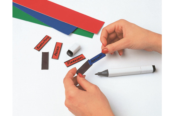 MAGNETOP. Ferrocard Etiketten 60x15mm 1286305 grün 115 Stück
