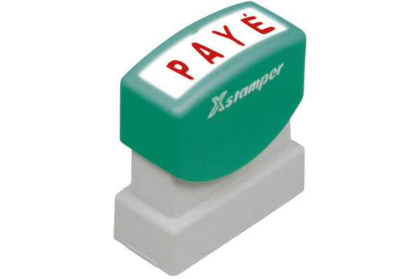 XSTAMPER Stempel Paye F102-R rot