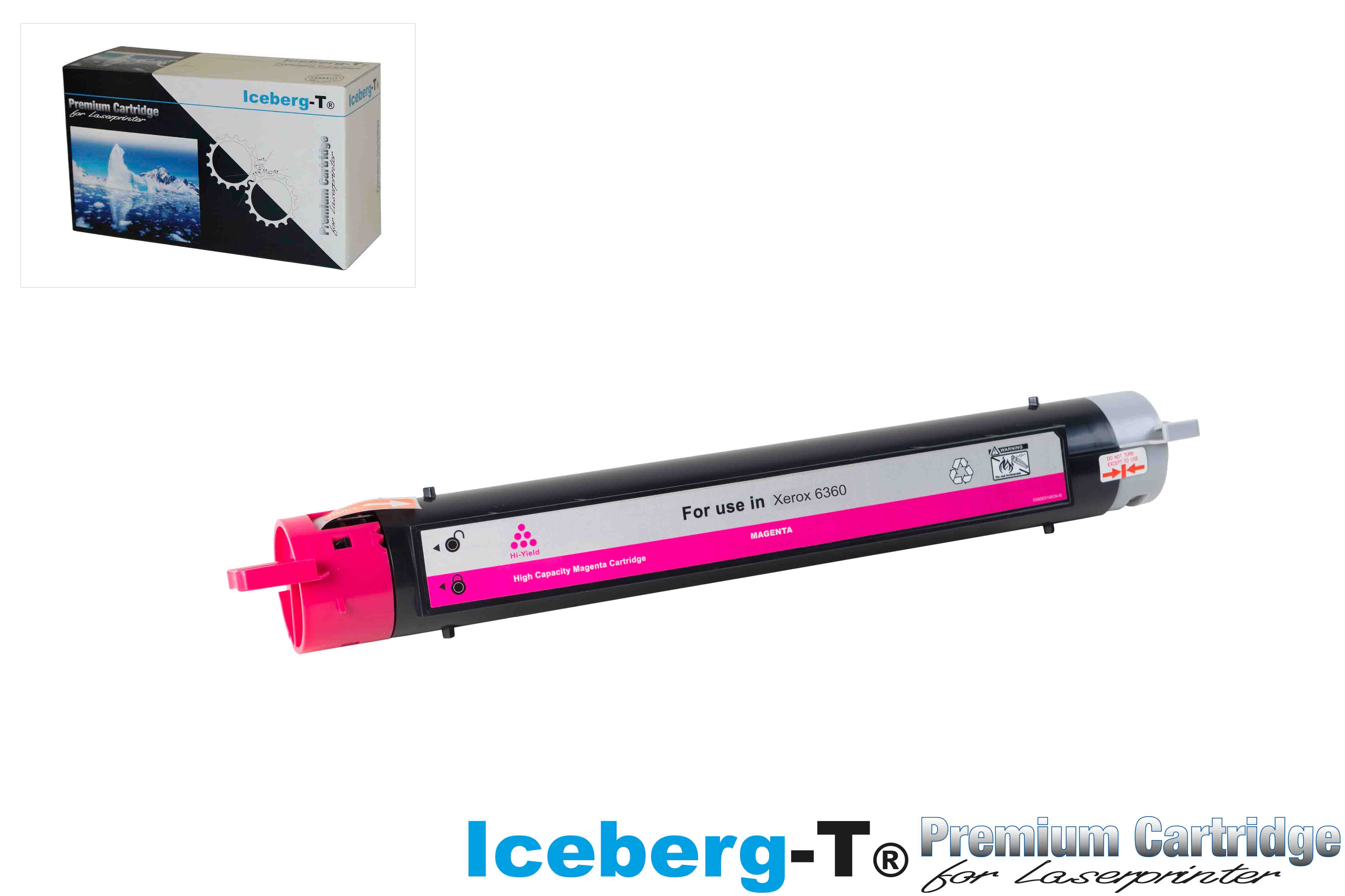 Iceberg-T Toner Xerox Phaser 6360 12'000 Seiten, magenta