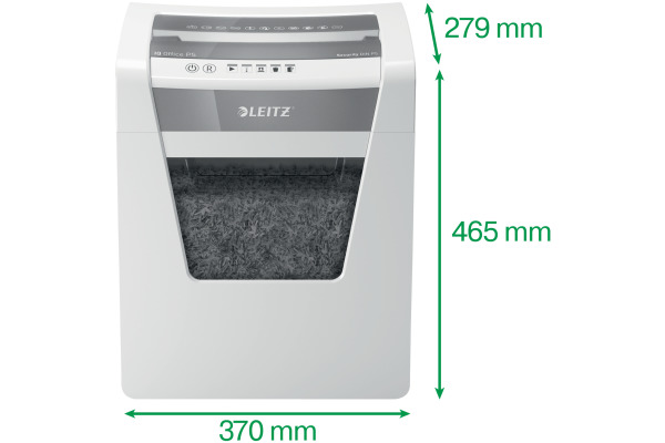 LEITZ Aktenvernichter IQ 80022000 Office, P-5, 23lt