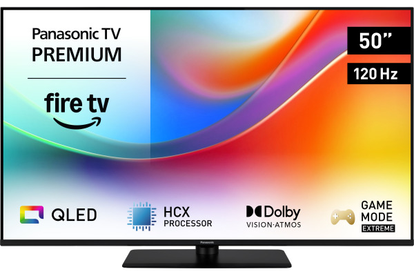 PANASONIC 50 Inch 4K UHD QLED TV50W85BE Fire TV, 120 Hz, HDR10+,Dolby