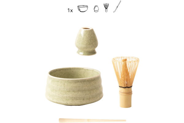 ESMÉE Matcha Tee Kit DS-191845 Keramik 4-teilig