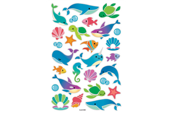 FOLIA Bubble-Sticker 14x21cm 19502 Underwater