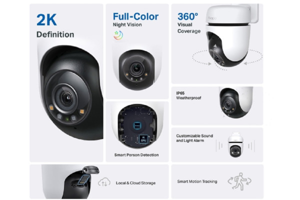 TP-LINK Outdoor Pan/Tilt Wi-Fi Camera TAPO C510