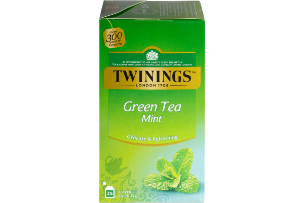 TWININGS Green Tea Mint 100017819 Beutel 1.5g, 25 Stk.