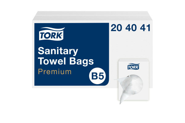 TORK Hygienebeutel Premium B5 204041 HDPE, transparent 25 Stück