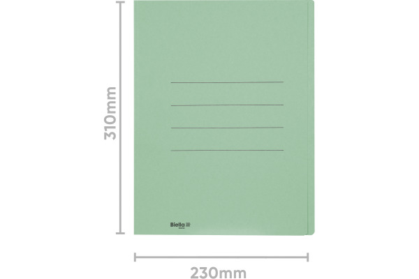 BIELLA Einlagemappe A4 25040030U grün 240g/m2
