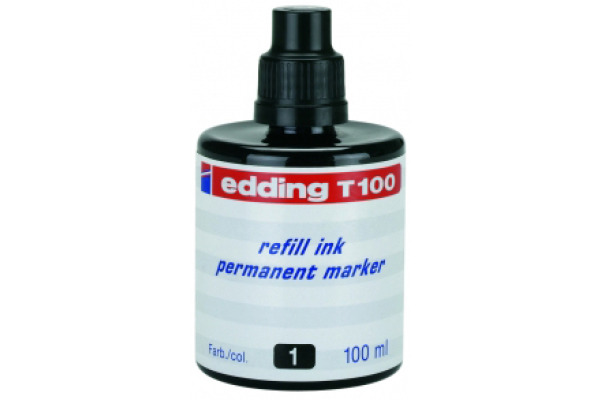 EDDING Tinte 100ml T-100-1 schwarz