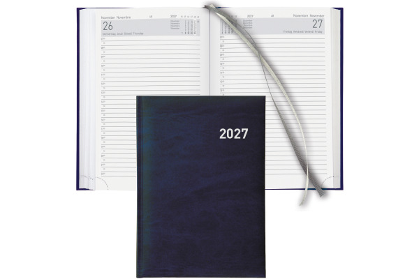 BIELLA Geschäftsagenda Executive 2027 806510050 1T/1S blau ML 14.5x20.5cm