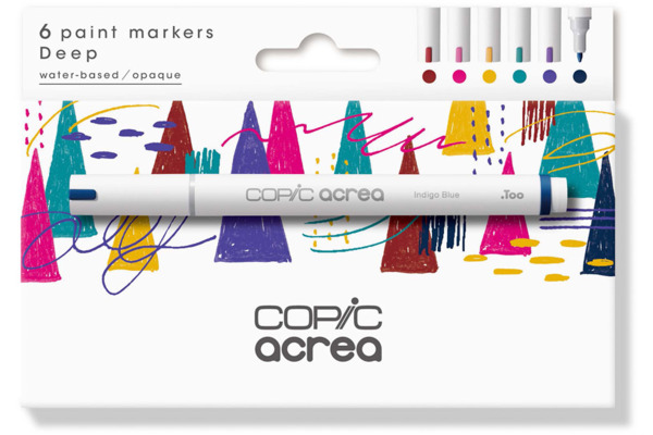 COPIC Marker acrea Set Deep 20077603 6 Farben